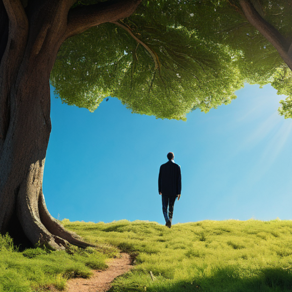 금융 습관 형성을 촉진하는 마인드셋 - **Prompt Title: Breaking Free into Abundance**
**Image Prompt:** A dynamic, wide shot of an indi...
