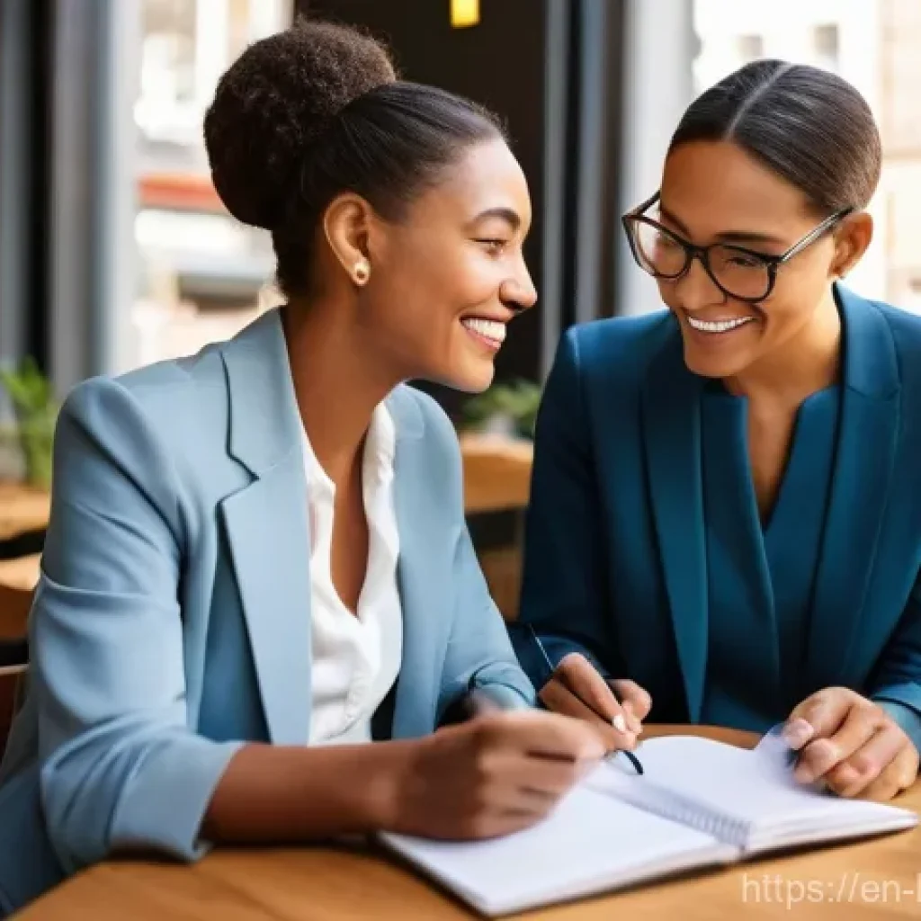 금융 습관 형성을 위한 멘토 찾기 - **Prompt 1: The First Financial Guidance Session**
A diverse female financial mentor in her late...