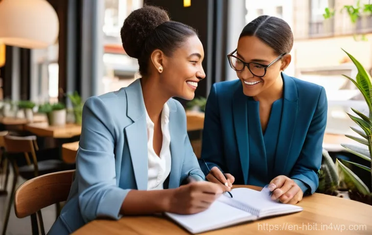 금융 습관 형성을 위한 멘토 찾기 - **Prompt 1: The First Financial Guidance Session**
    A diverse female financial mentor in her late...